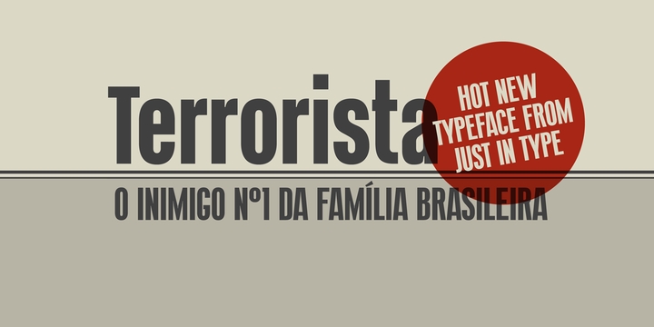 フォント Terrorista